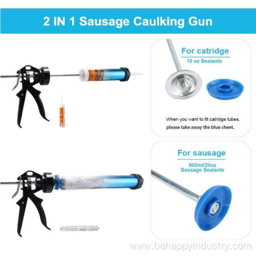 Sausage Caulking Gun Cartridge Manual Applicator Gun